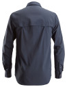Cămașă de bărbați, mânecă lungă, UPF 50+, Snickers Workwear, LiteWork, 8521, Navy