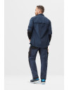 Cămașă de bărbați, mânecă lungă, UPF 50+, Snickers Workwear, LiteWork, 8521, Navy
