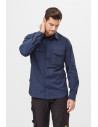 Cămașă de bărbați, mânecă lungă, UPF 50+, Snickers Workwear, LiteWork, 8521, Navy