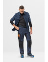 Cămașă de bărbați, mânecă lungă, UPF 50+, Snickers Workwear, LiteWork, 8521, Navy