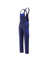 Pantaloni de lucru cu pieptar, salopetă, din bumbac 100%, 240 g/mp, Asimo Blue