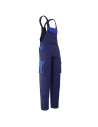 Pantaloni de lucru cu pieptar, salopetă, din bumbac 100%, 240 g/mp, Asimo Blue
