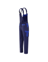 Pantaloni de lucru cu pieptar, salopetă, din bumbac 100%, 240 g/mp, Asimo Blue