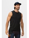 Maiou pentru bărbați, UPF 50+, poliester 100%, Snickers Workwear, Stay Fresh, 2956, Black