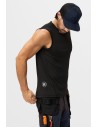 Maiou pentru bărbați, UPF 50+, poliester 100%, Snickers Workwear, Stay Fresh, 2956, Black