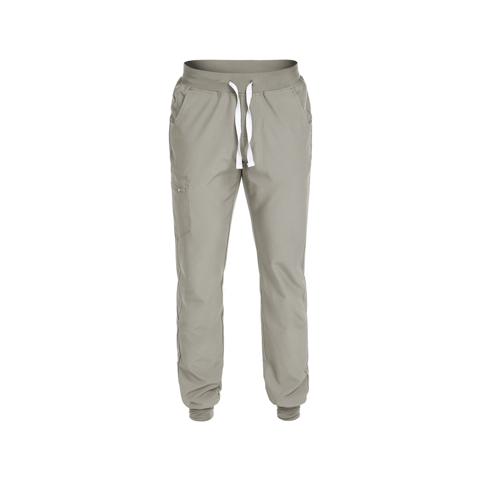 Pantaloni medicali flexibili, unisex, Nobby Light Grey, 94% poliester + 6% spandex, gri deschis