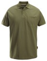 Tricou polo de bărbați, cu buzunar, bumbac+poliester, Snickers Workwear Classic, 2708, Khaki Green
