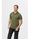 Tricou polo de bărbați, cu buzunar, bumbac+poliester, Snickers Workwear Classic, 2708, Khaki Green