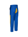Pantaloni de lucru pentru sudură, din bumbac și piele naturală, 240 g/mp, Zava Pro