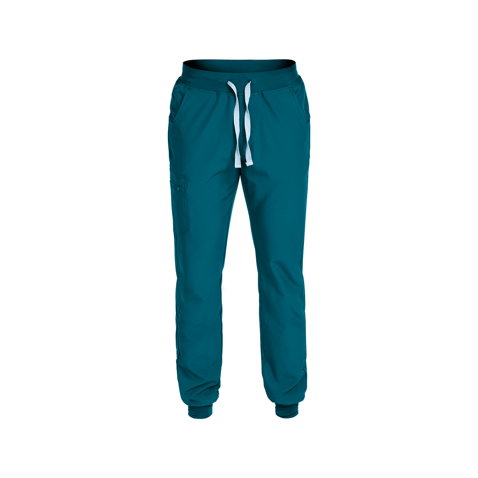 Pantaloni medicali flexibili, unisex, Nobby Petrol, 94% poliester + 6% spandex, albastru petrol