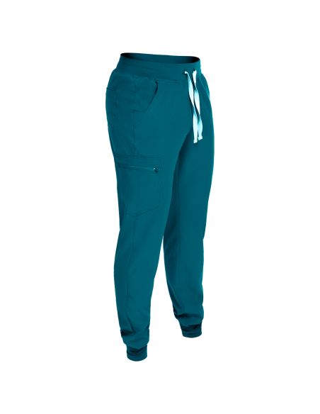 Pantaloni medicali flexibili, Nobby Albastru Petrol