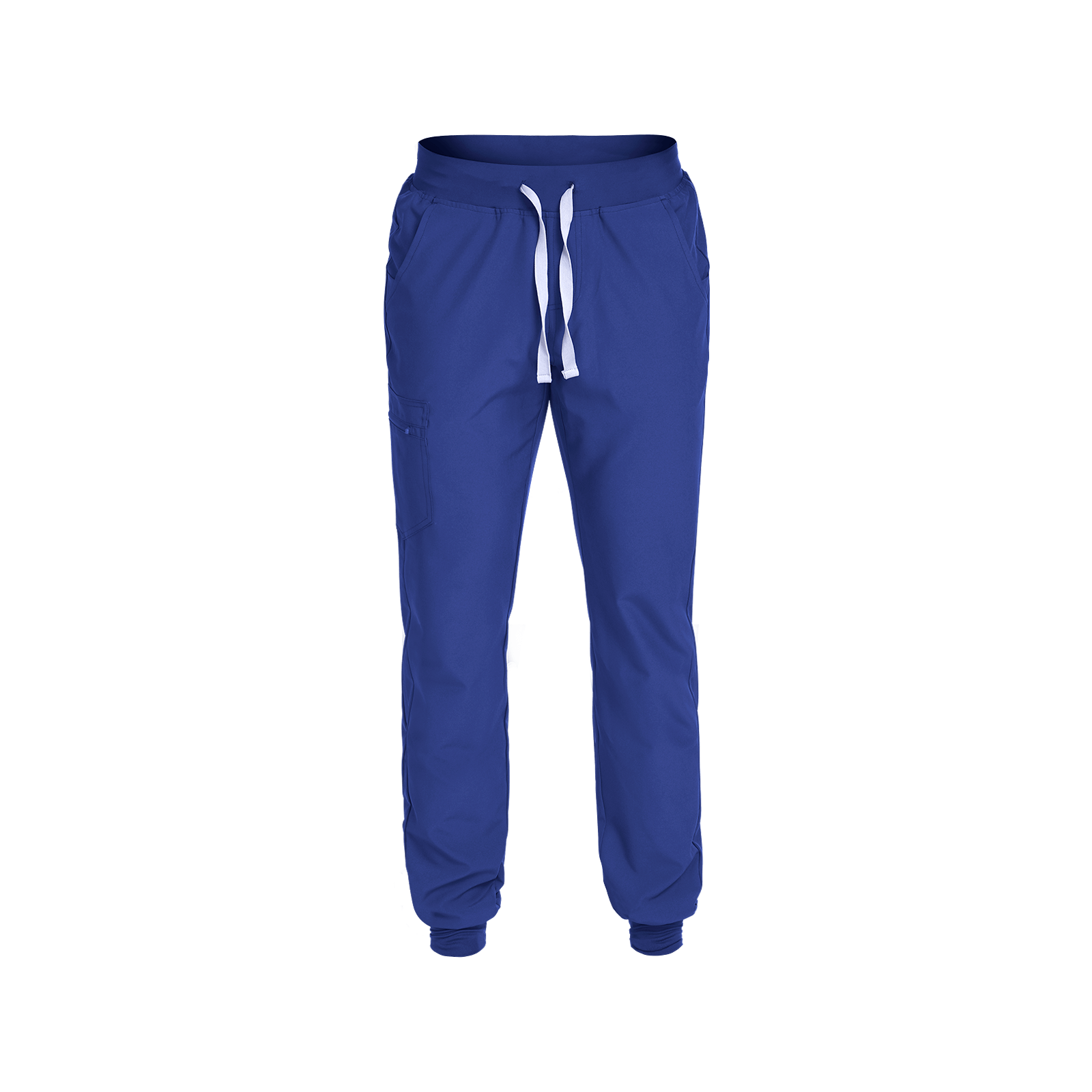 Pantaloni medicali flexibili, unisex, Nobby Royal Blue, 94% poliester + 6% spandex, albastru regal
