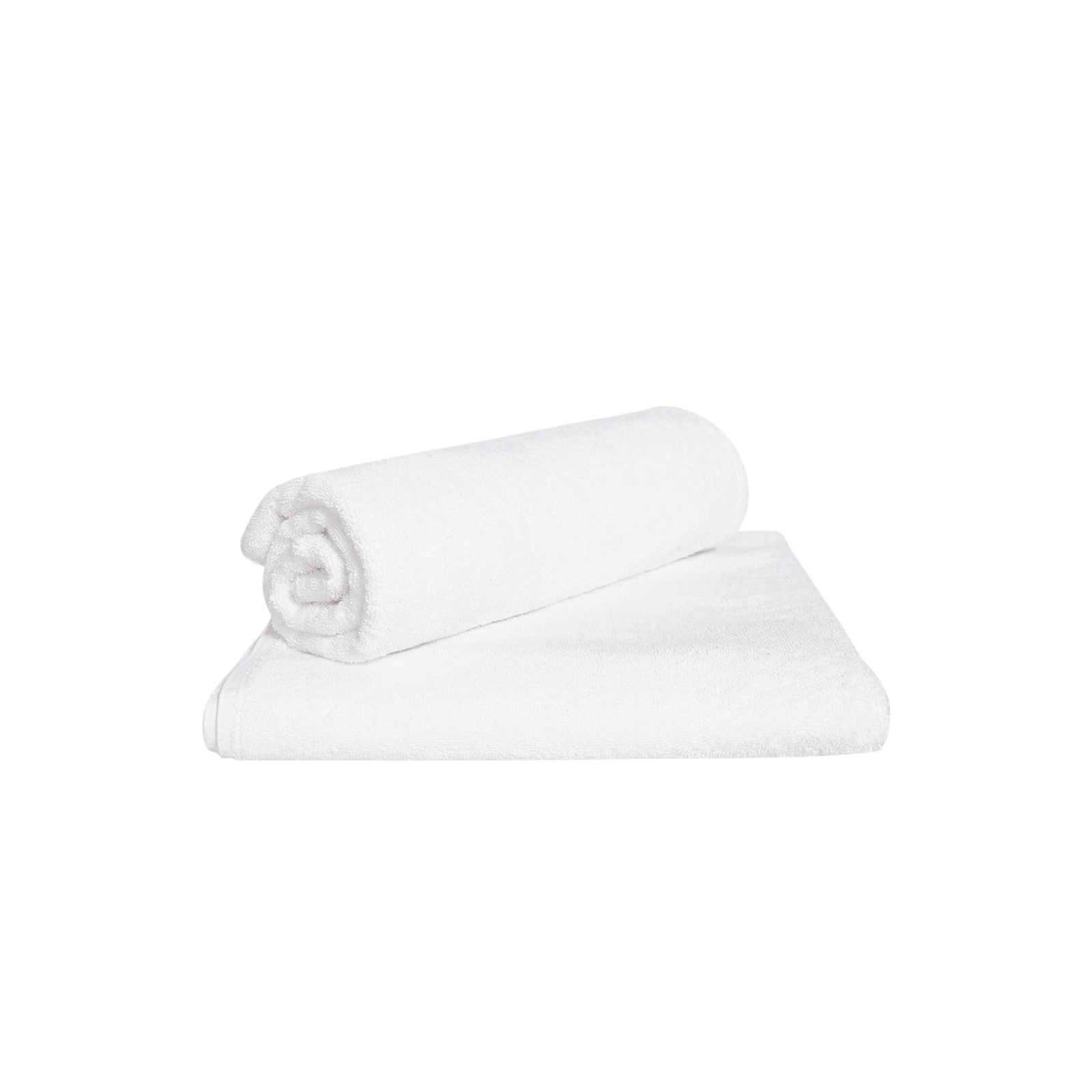 BU, prosop alb pentru baie, gros, cu absorbție mare, 500 g/mp, 70x140 cm, 100% bumbac