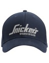 Șapcă reglabilă unisex, 100% bumbac, cu logo, Snickers Workwear, 9041, Navy