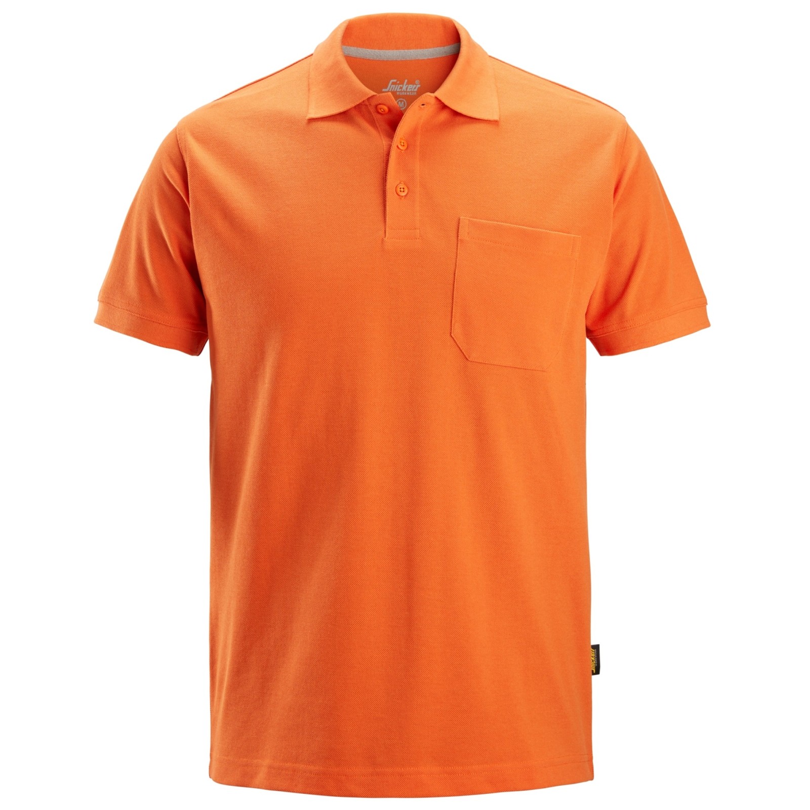 Tricou polo de bărbați, cu buzunar, bumbac+poliester, Snickers Workwear Classic, 2708, Warm Orange