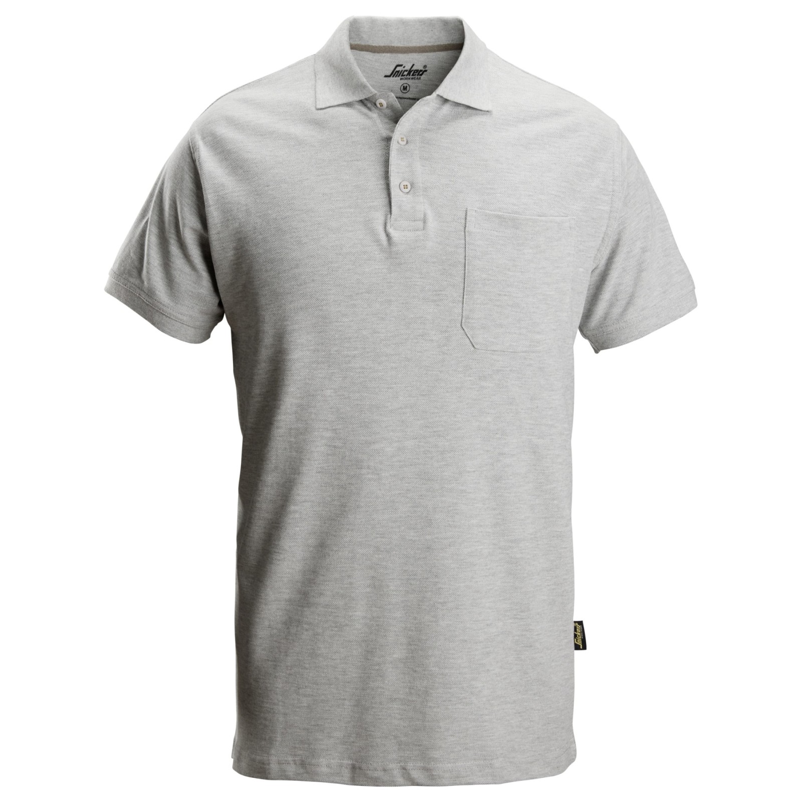 Tricou polo de bărbați, cu buzunar, bumbac+vâscoză, Snickers Workwear Classic, 2708, Grey Melange