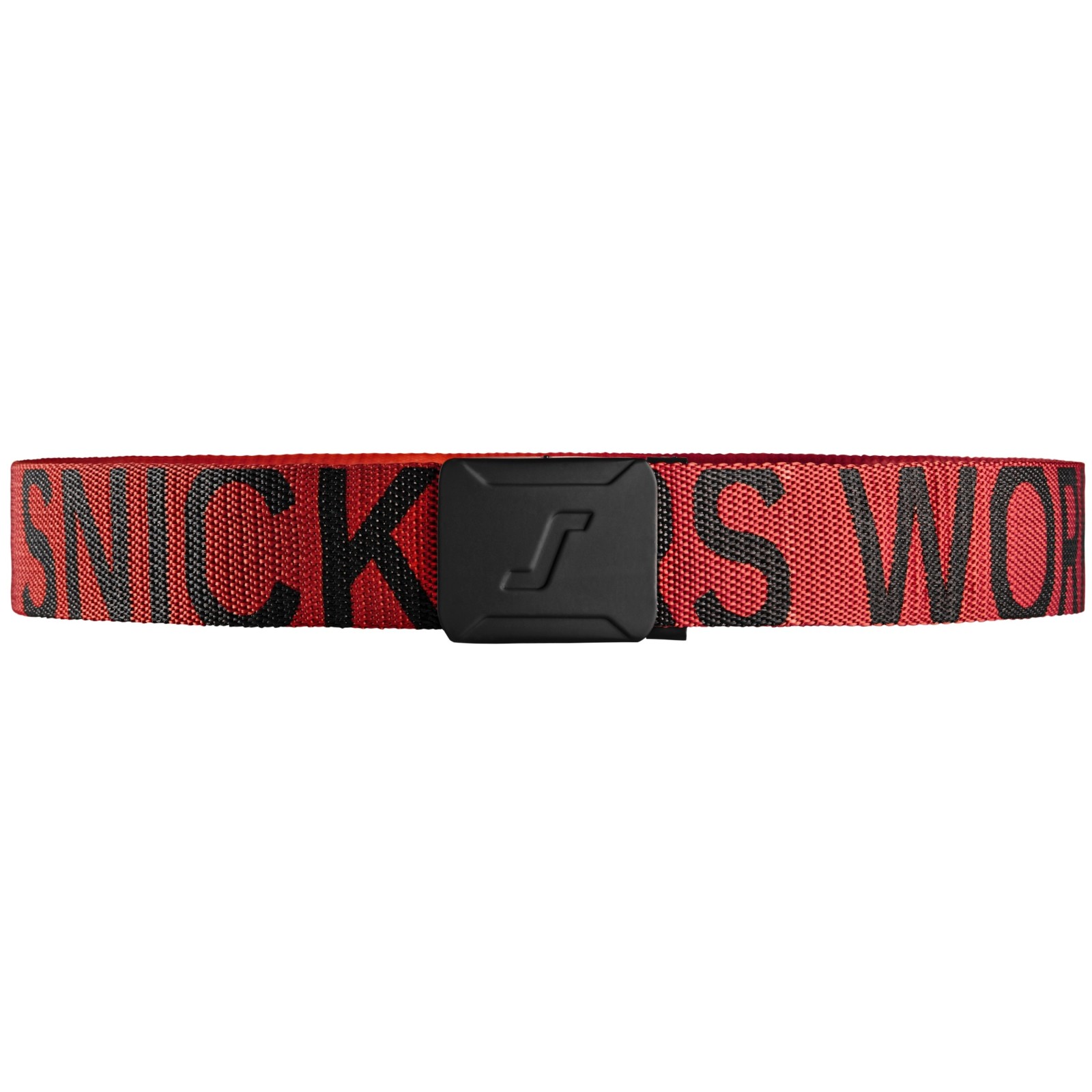Curea textilă rezistentă, cu logo, 40 mm lățime, Snickers Workwear, 9004, Chili Red/Black