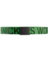 Curea textilă rezistentă, cu logo, 40 mm lățime, Snickers Workwear, 9004, Apple Green/Black