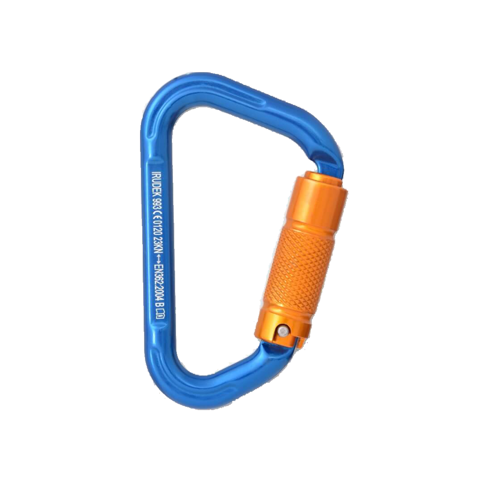 Carabinieră din aluminiu, Irudek 993 Blue, închidere Tri-Lock