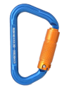Carabinieră din aluminiu, Irudek 993 Blue, închidere Tri-Lock