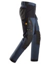 Pantaloni de lucru, 4-way stretch, anti-vânt, Snickers Workwear, AllroundWork, 6375, Navy/Black
