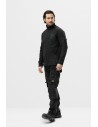 Pantaloni de lucru, 4-way stretch, anti-vânt, Snickers Workwear, AllroundWork, 6375, Black/Black