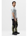 Pantaloni de lucru, 4-way stretch, anti-vânt, Snickers Workwear, AllroundWork, 6375, Khaki Green/Black