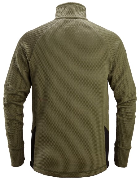 Jachetă, strat intermediar, Snickers Workwear, FlexiWork, 8404, Khaki Green/Black