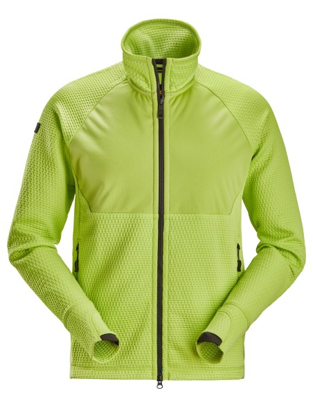 Jachetă, strat intermediar, Snickers Workwear, FlexiWork, 8404, Lime