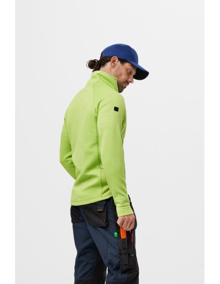 Jachetă, strat intermediar, Snickers Workwear, FlexiWork, 8404, Lime