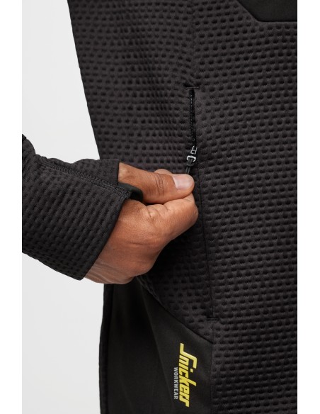 Snickers Workwear, 8404, Black - Jacheta midlayer calduroasa