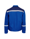 Jachetă de lucru cu dungi reflectorizante, 100% bumbac, Collins Summer Royal Blue