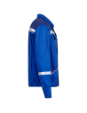 Jachetă de lucru cu dungi reflectorizante, 100% bumbac, Collins Summer Royal Blue