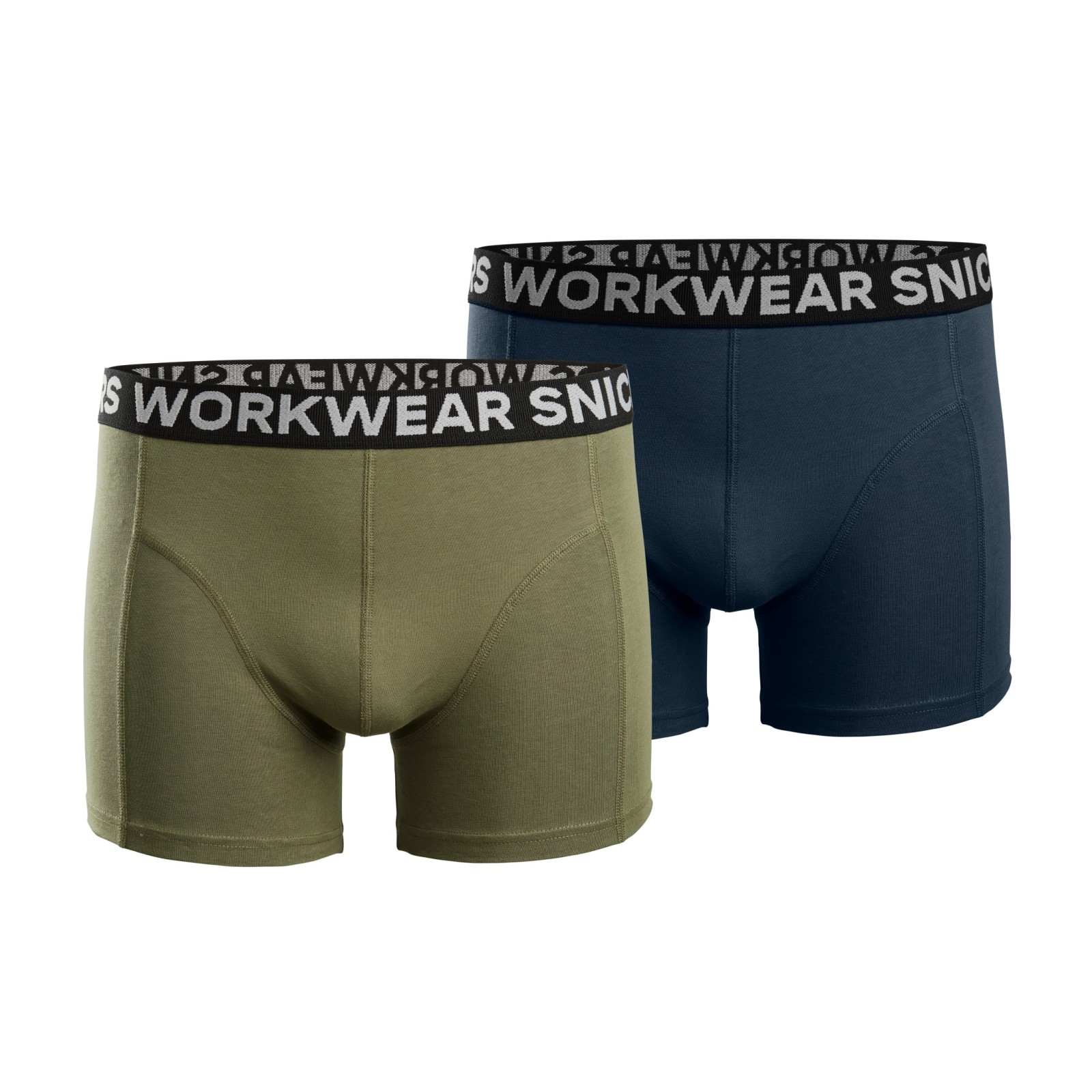 Set 2 perechi x boxeri bărbați, stretch, Snickers Workwear, 9436, Navy/Khaki Green