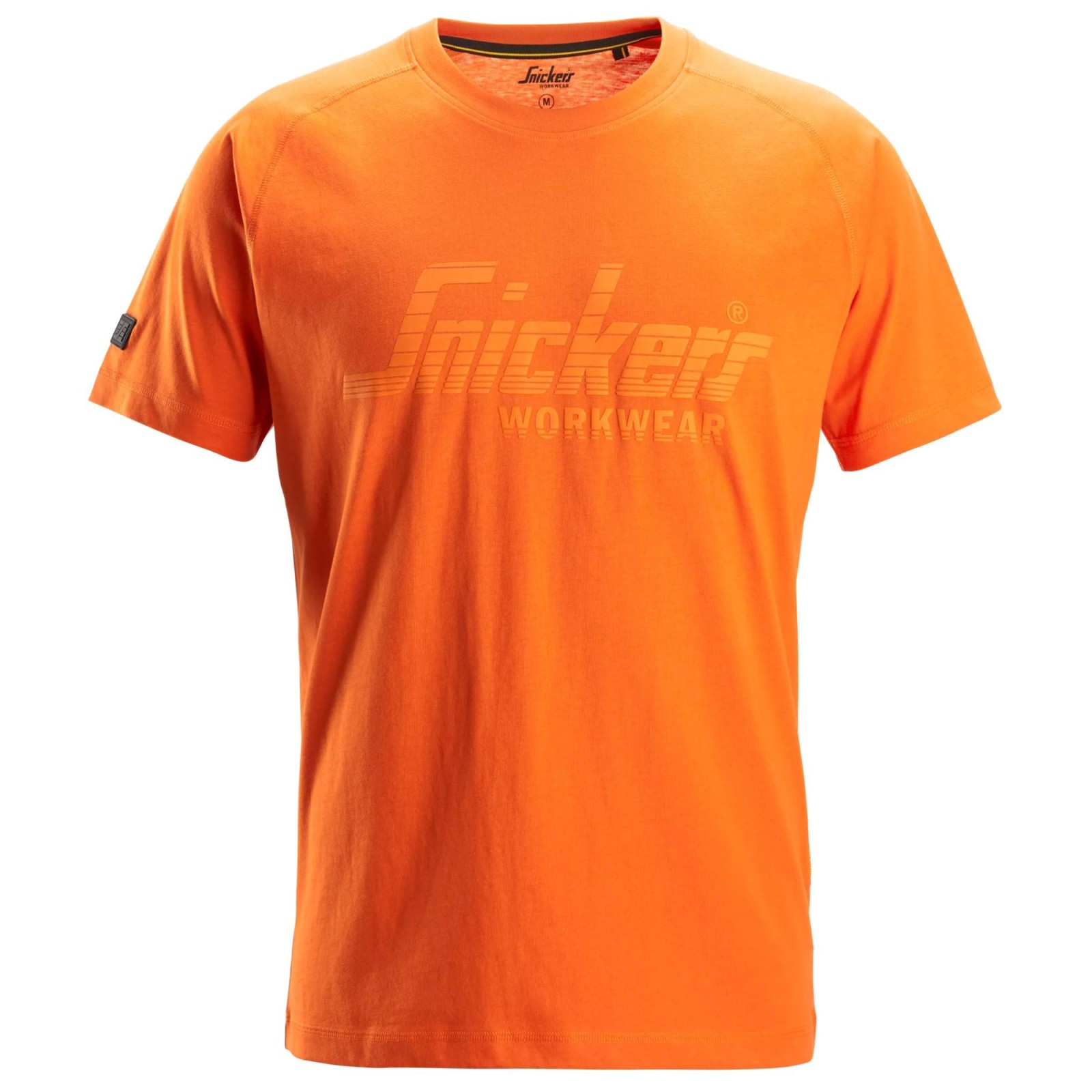 Tricou de bărbați, 100% bumbac, 200 g/mp, Snickers Workwear Logo, 2590, Warm Orange