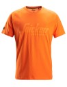 Tricou de bărbați, 100% bumbac, 200 g/mp, Snickers Workwear Logo, 2590, Warm Orange