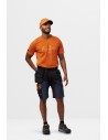 Tricou de bărbați, 100% bumbac, 200 g/mp, Snickers Workwear Logo, 2590, Warm Orange
