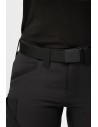 Pantaloni de lucru de damă, 4-way stretch, fără buzunare pt genunchiere, Snickers Workwear, FlexiWork, 6877, Black/Black