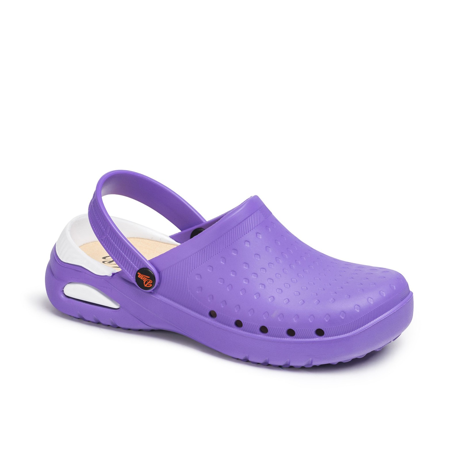 Saboți medicali unisex, din spumă EVA, cu talpă antiderapantă, Dian Eva Soft Violet, OB E A SRC