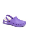 Saboți medicali unisex, din spumă EVA, cu talpă antiderapantă, Dian Eva Soft Violet, OB E A SRC