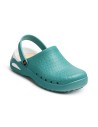 Saboți medicali unisex, din spumă EVA, cu talpă antiderapantă, Dian Eva Soft Green, OB E A SRC