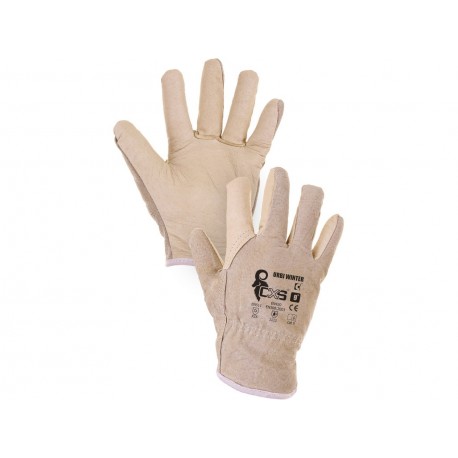 Mănuși de protecție de iarnă, piele box de porc, CXS Urbi Winter