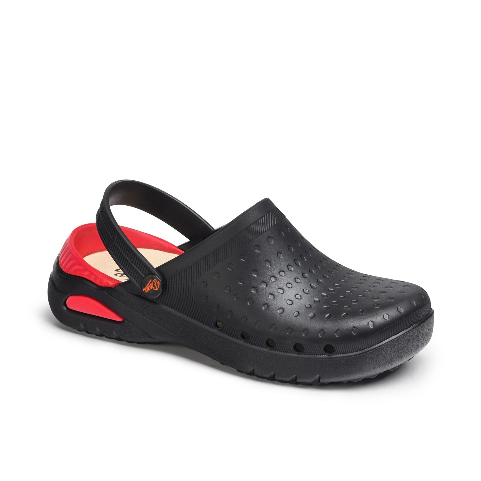 Saboți medicali unisex, din spumă EVA, cu talpă antiderapantă, Dian Eva Soft Black, OB E A SRC