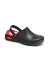 Saboți medicali unisex, din spumă EVA, cu talpă antiderapantă, Dian Eva Soft Black, OB E A SRC