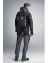 Jachetă softshell, cu glugă, Snickers Workwear, AllroundWork, 1229, Black/Black