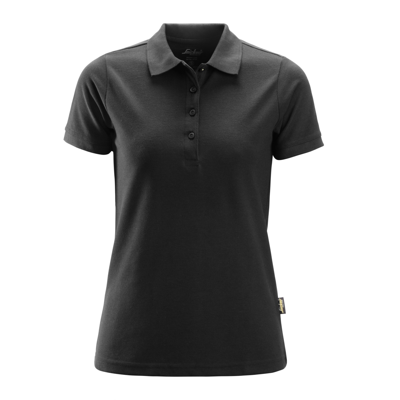 Tricou polo de damă, bumbac+poliester, Snickers Workwear, 2702, Black