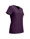 Tunică medicală de damă, violet, cu mânecă scurtă, flexibilă, Nobby Purple