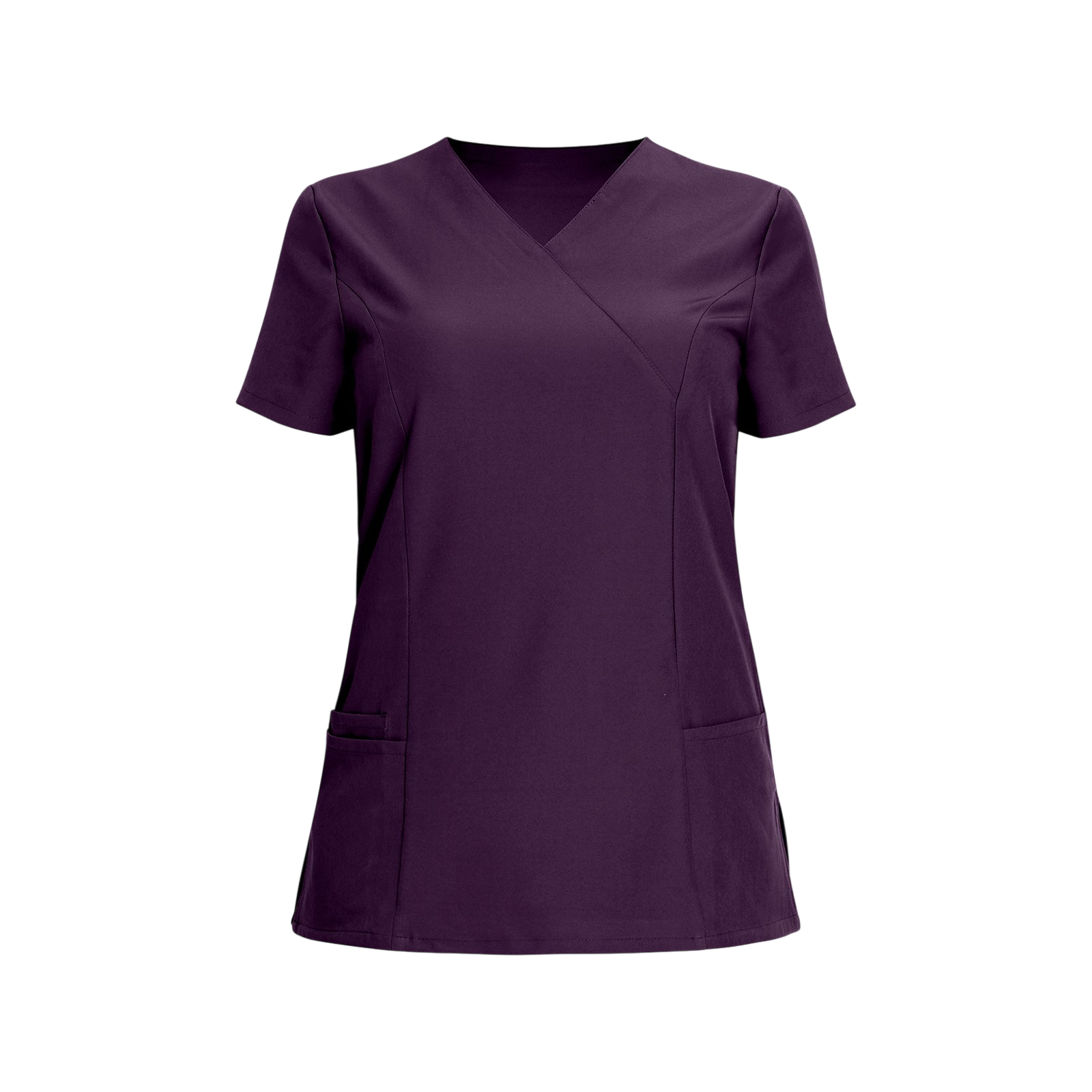 Tunică medicală de damă, violet, cu mânecă scurtă, flexibilă, Nobby Purple