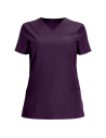 Tunică medicală de damă, violet, cu mânecă scurtă, flexibilă, Nobby Purple