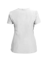 Tunică medicală de damă, alb, cu mânecă scurtă, flexibilă, Nobby White